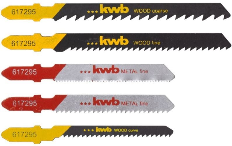KWB - 617295 Stichsägeblatt-Set für Holz und Metall 5 St.