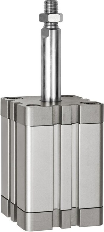 Riegler Kompaktzylinder, einfachw., AG, ausgef., Ø 63, Hub25, G1/8, ISO21287