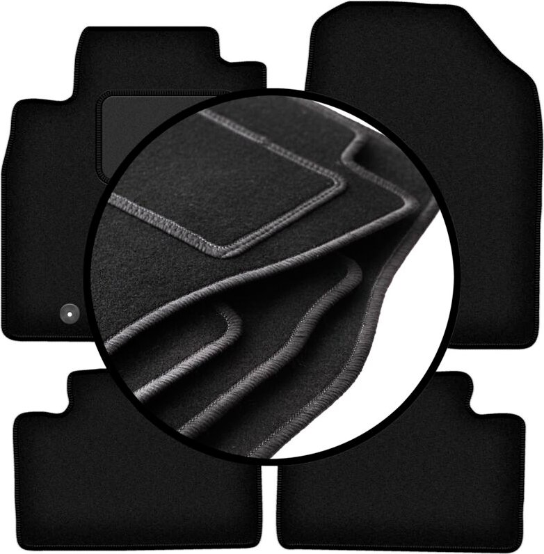 Komplettset Veloursmatten für: Kia Ceed III Fließheck, Kombi, SW, Sportback (2018-)