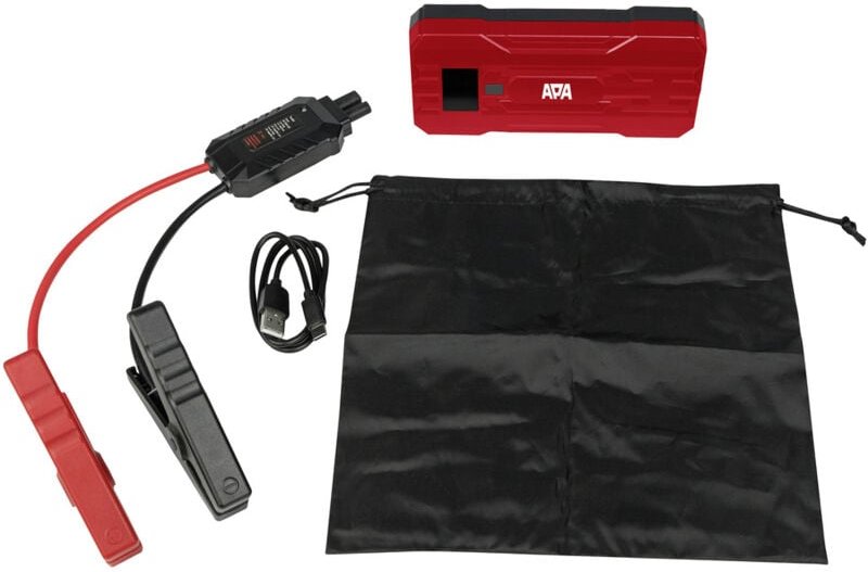 Schnellstartsystem Powerpack 10 Ah 4S LiPo 16443 Starthilfestrom (12 V)=400 a 12 V-Ausgang 1x, - APA