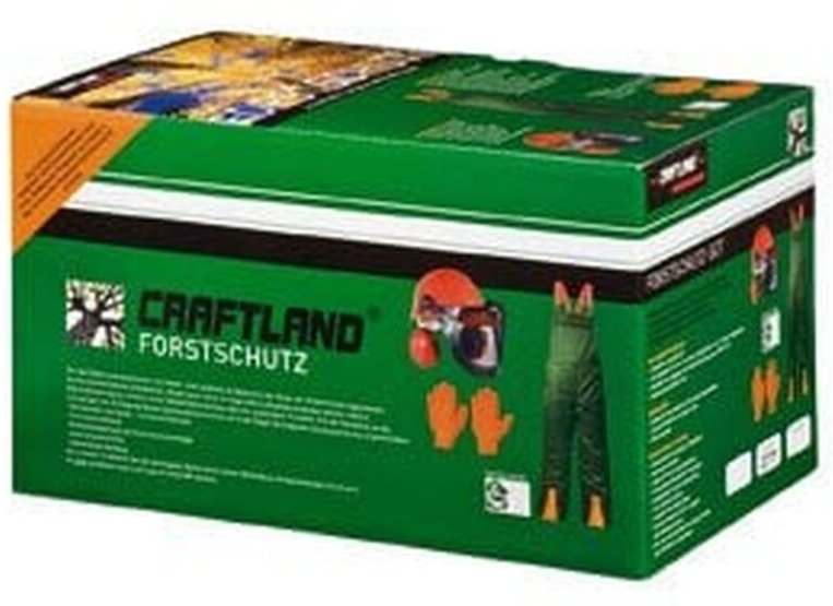 Gr .48 FORSTSCHUTZSET MIT KWF GEPRÜFTER HOSE orange FOREST-PROTECTION-SET WITH K