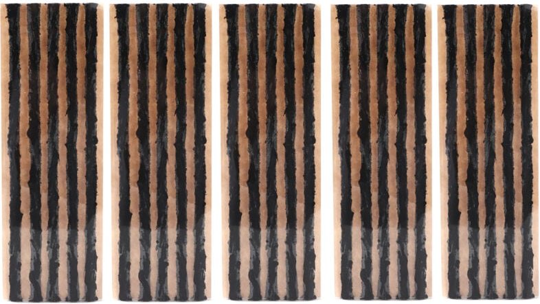 ZDETGU Gummi-Reifenreparaturstopfen für Auto und Motorrad (Schwarz).