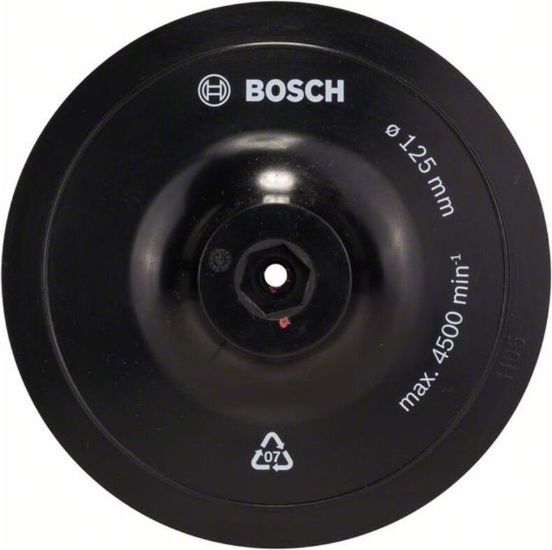 Pro Stützteller 125 x 8 mm, Klettverschluss - Bosch