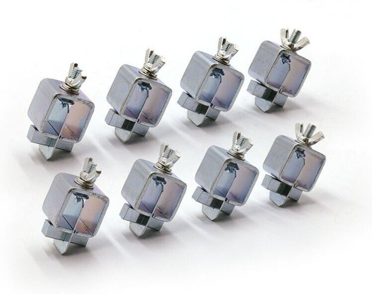 8 Stück Abrazaderas Para Soldadura a Tope, Abrazaderas Para Paneles, 1 Pulgada x 1 Pulgada x 2 Pulgadas Para Soldadura d...