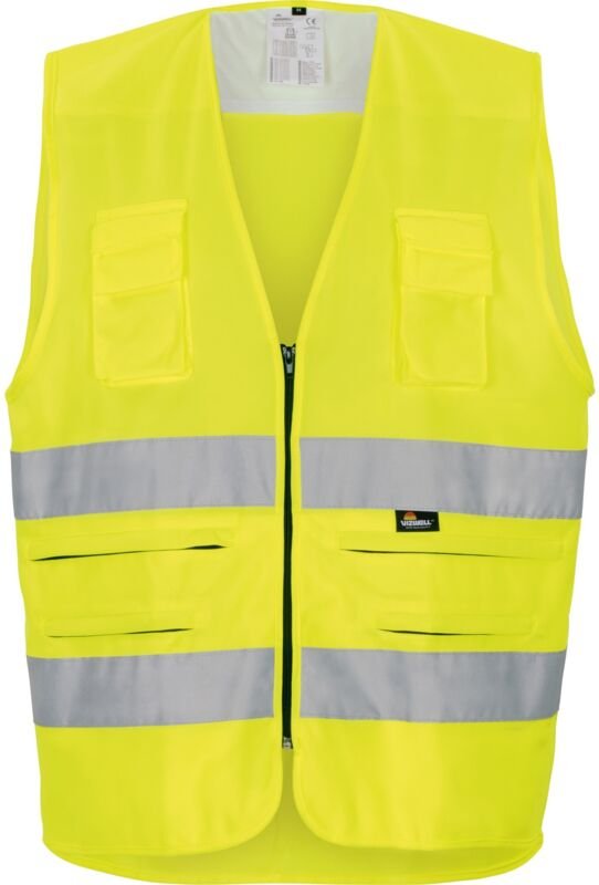 Triuso Vizwell Multifunktions-Warnschutzweste VWE01SO Gr. L leuchtgelb