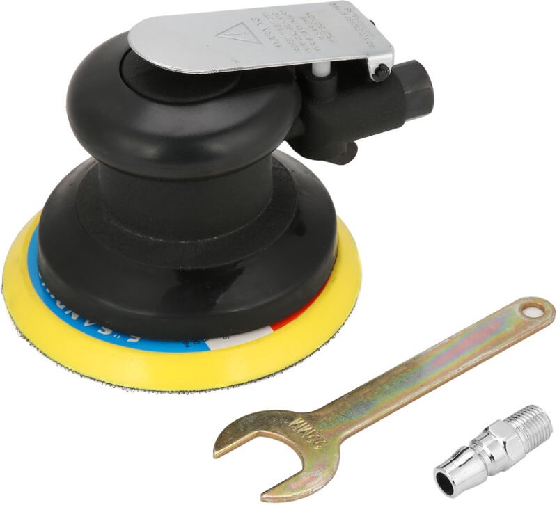 5"-Hand-Exzenterschleifer, pneumatischer Rundschleifer, manuelles Schleifen (unregelmäßig)