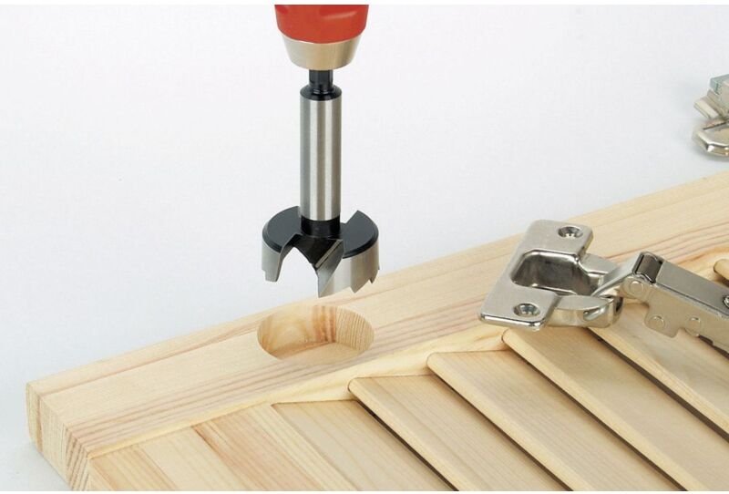 Wolfcraft Forstnerbohrer Ø 35 mm Sechskant Ersatzakkus & Aufsätze