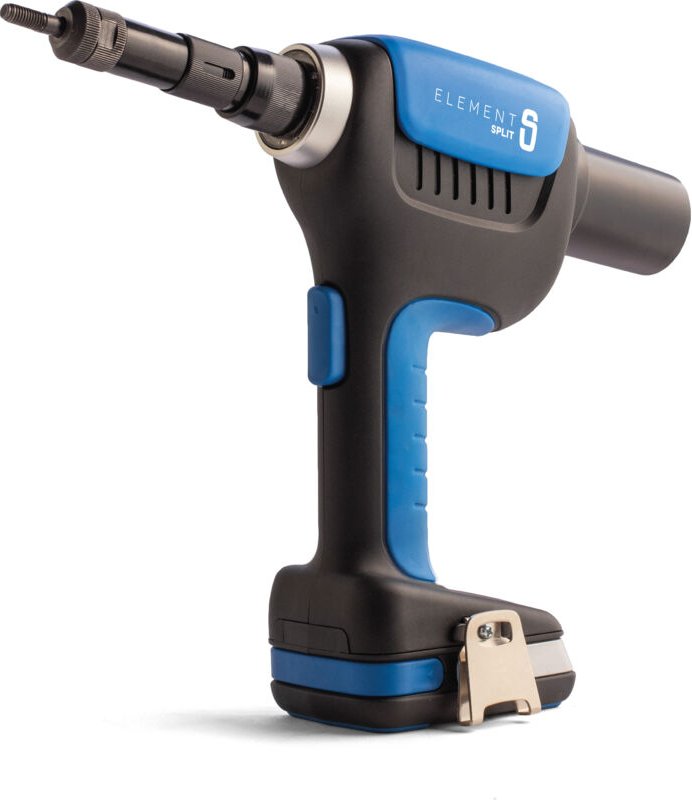 Koffer Crimpzange 2 Batterien 18V Li-Ion - 2,0Ah, Ladegerät für Sternmuttern M5-M8 - E-SP-2XBAT