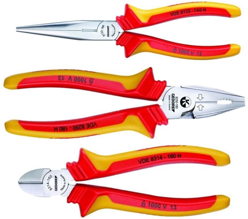 1550594 vde Zangen-Set 3teilig - Gedore
