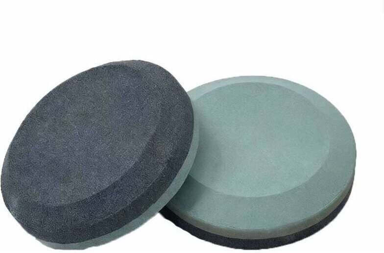 2-in-1-Schärfstein für Äxte und Messer, Schärfstein für Beile, Gartengeräte, Küchenmesser, Scheren, Äxte (Körnung 180/32...