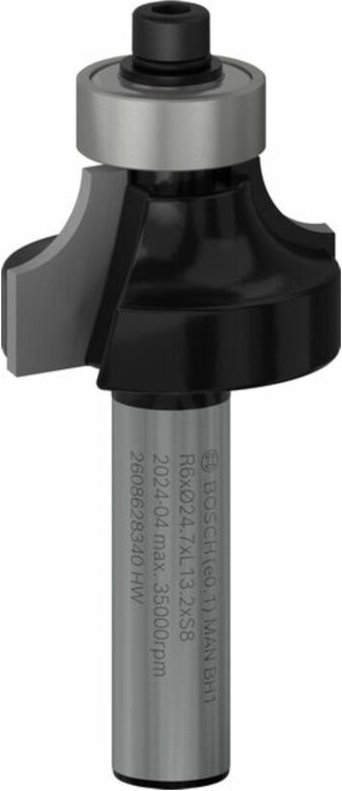 Bosch Abrundfräser Standard for Wood 8 mm R1 6 mm L 13,2 mm G 53 mm