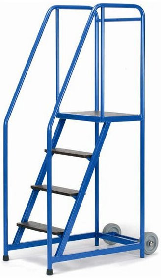 Mobile Stehleiter - Maximale Arbeitshöhe. 2.52m - ESLG02