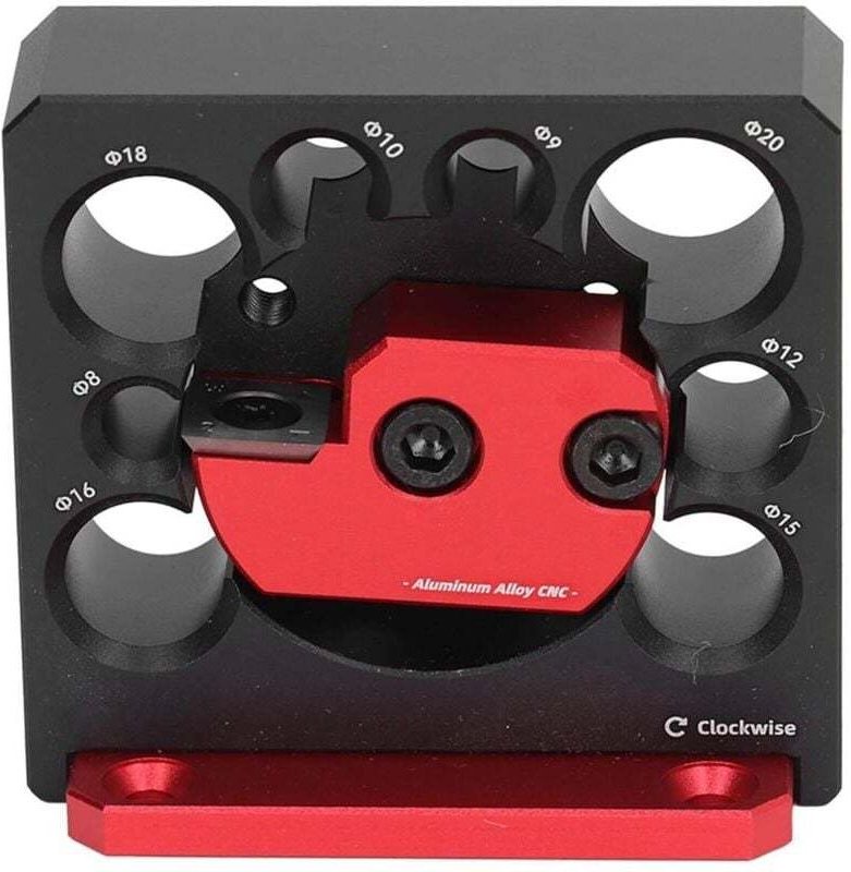 Machine À Chevilles Réglable Alliage Aluminium 8 Trous Perceuse Fraisage Bois Outil Auxiliaire