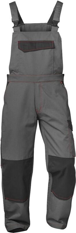 Gr .44 ZULTE TWILL-LATZHOSE grau ZULTE TWILL BIB TROUSERS