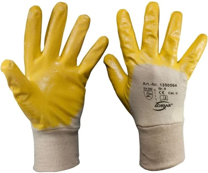 Z631 Nitrilhandschuhe Größe 10/XL aus Baumwolle i Nitrilhandschuh 10 Paare i Komfortable Nitril-Handschuhe - Sw-stahl