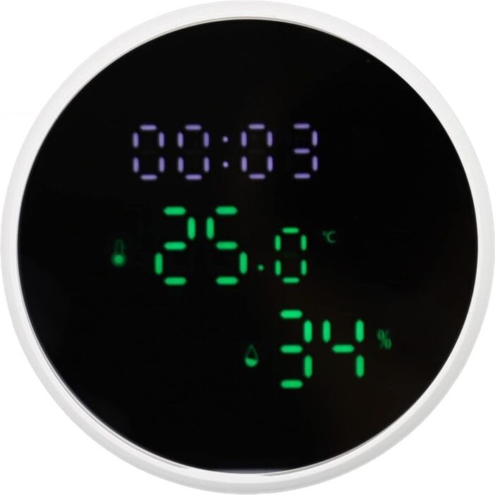 WLAN-Thermometer-Hygrometer, hochpräziser intelligenter Temperatur- und Feuchtigkeitssensor, Sprachsteuerung, Temperatur...