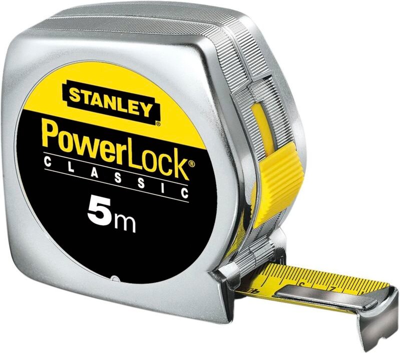 STANLEY Rollbandmaß Powerlock 5 m EG-Prüfzeichen Genauigkeit II