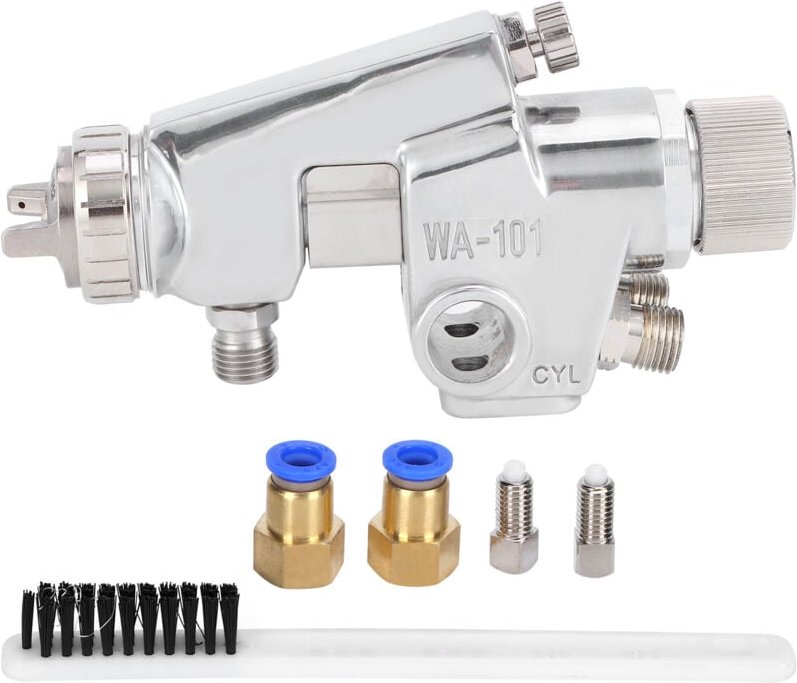 Pneumatisches Spritzgerät mit hoher Zerstäubung aus Zinklegierung, automatisches Farbspritzset, Lackiermaschine