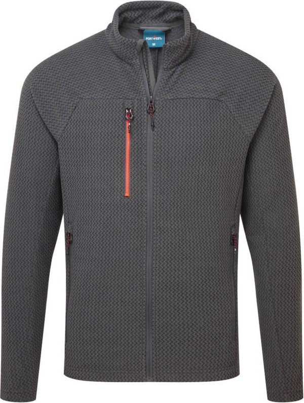 Ev4 Plüsch Texturiert - Größe XXXL - Metallgrau - Portwest