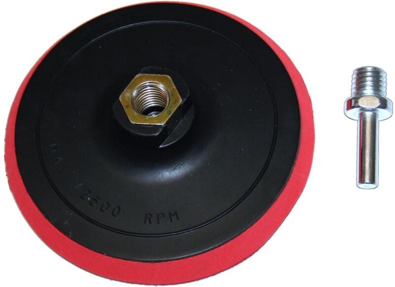 Easywork - Klett Schleifteller Haftteller 125mm für Winkelschleifer Bohrmaschine