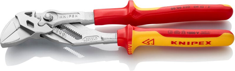 Knipex - Zangenschlüssel Länge 250 mm Spannweite 46 mm verchromt Mehrkomponenten-Hüllen vde