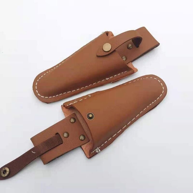 Set aus 2 Lederetuis für Gartenscheren, Zangen und Scheren, Schutzhülle, Lederetui für Gartenscheren