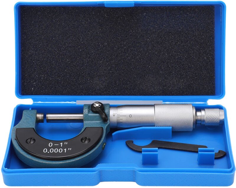 Britisches System 0-25 mm/0-1 Zoll 0,0001 Zoll Außendurchmesser-Mikrometer-Messwerkzeug