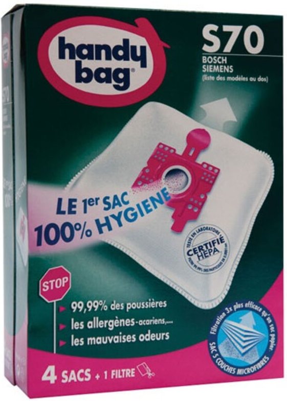 Handstaubsauger-Beutel Nicht-Woven X4 Bosch S70 – Handy Bag