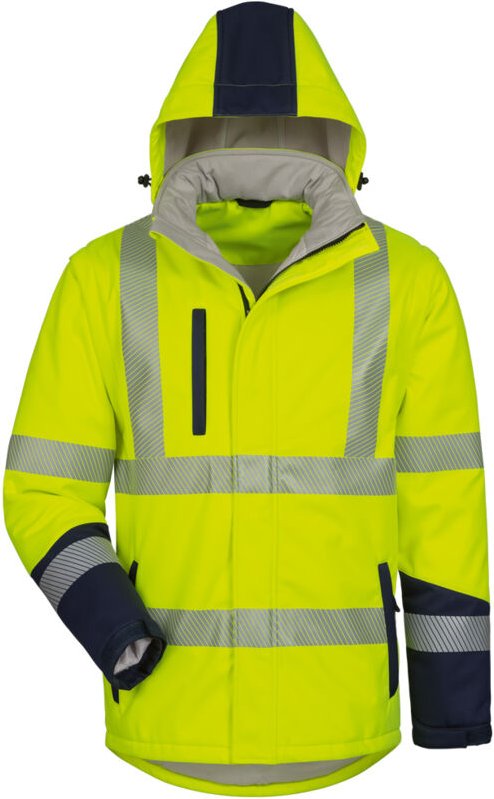 Gr .XL (58/60) JORIS WATTIERTE WARNSCHUTZ-SOFTSHELLJACKE gelb JORIS PADDED H