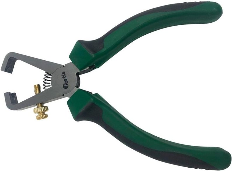 Fortis Abisolierzange poliert 160 mm mit K.Griff