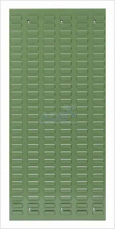 Schlitzplatte, senkrecht, L456xB987mm, ral 6011 Lochwand Werkzeugwand - ADB