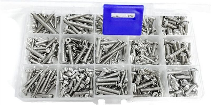 Tlily - RC-Auto-Schrauben-Edelstahl-Schrauben-Box-Reparatur-Werkzeugsatz für xmaxx 1/5 RC-Autoteile