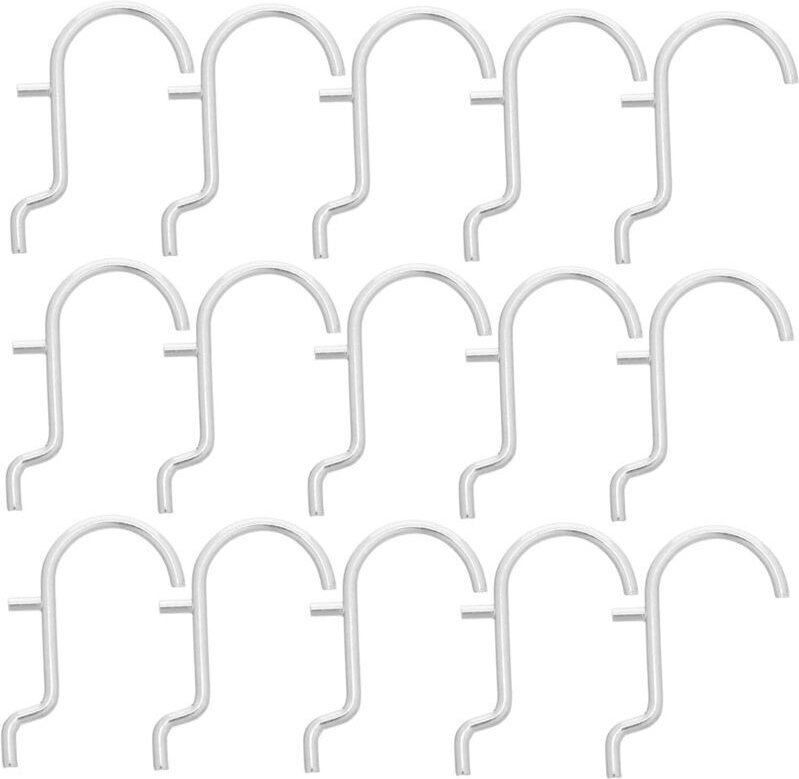 30 Stück Werkzeughaken mit Gummimanschetten, Metall-Organizer für Küche und Garage, Multipack, robuste Lochwandhaken für...