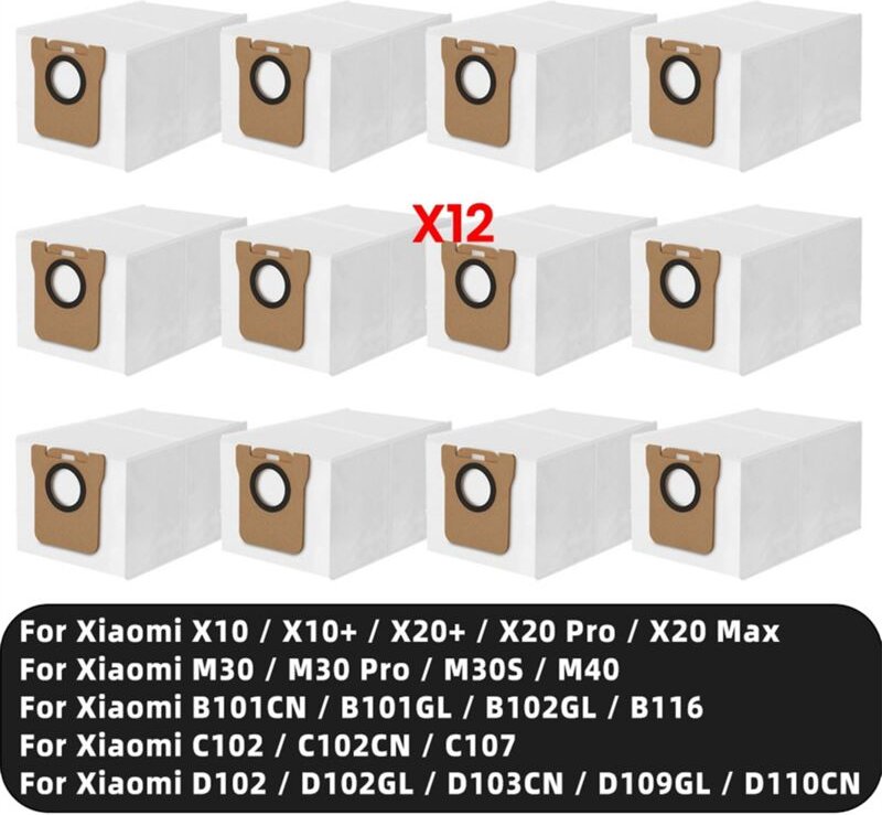 Staubbeutel für Saugroboter X10 X10+ X20+ X20 Pro Max