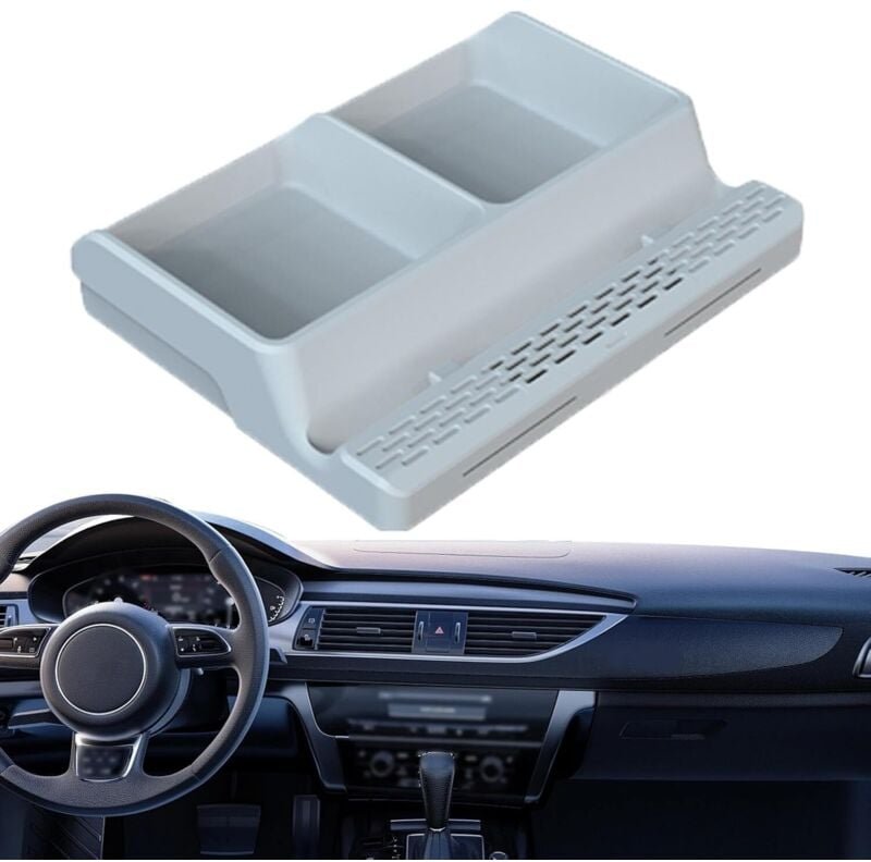 Aufbewahrungsbox für das Armaturenbrett im Auto: Mehrzweck-Telefonhalter, Aufbewahrungsbox mit stabiler Basis Organizer-...