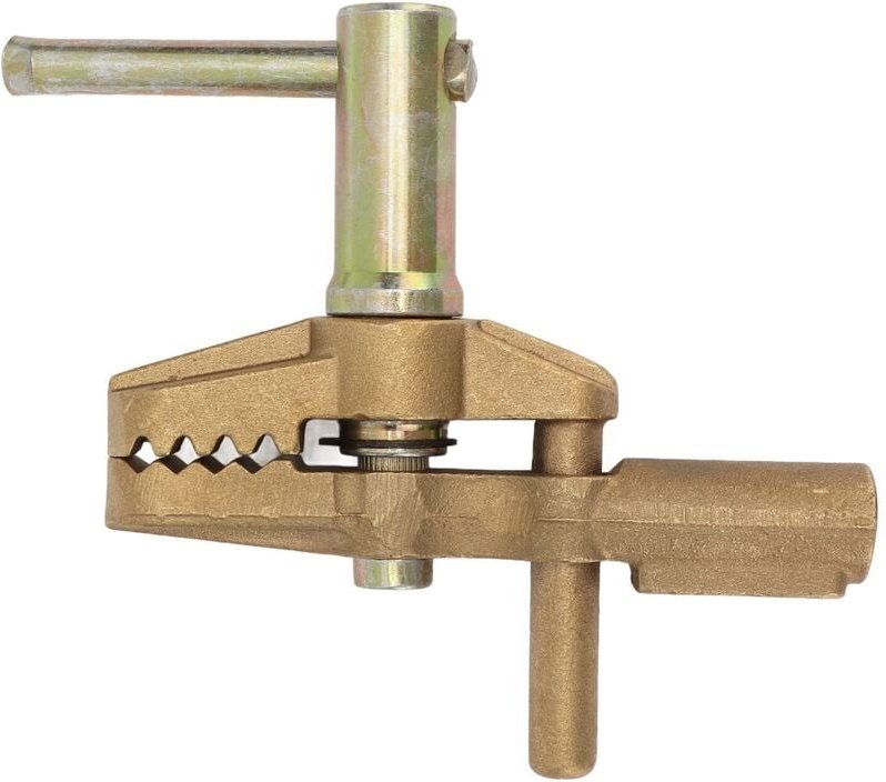 Schweißerdungsklemme aus Messing, 800 A, Hochleistungs-Profi-Schweißerdungsklemme, 35 mm