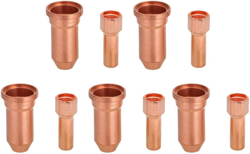 Elektrodenspitzendüse, Plasmaschneidbrenner-Verbrauchsmaterialien Kupfer Einfach zu installieren Klein für PT-80 PT-100.