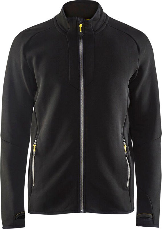 Arbeitsjacke aus Stretch-Fleece 2D Evolution 4998 - Schwarz XXXL