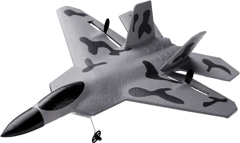 VEVOR RC-Flugzeug, 2,4 GHz 2-Kanal-Fernsteuerungsflugzeug mit 6-Achsen-Gyrostabilisator, flugbereites Kampfflugzeug-Spie...