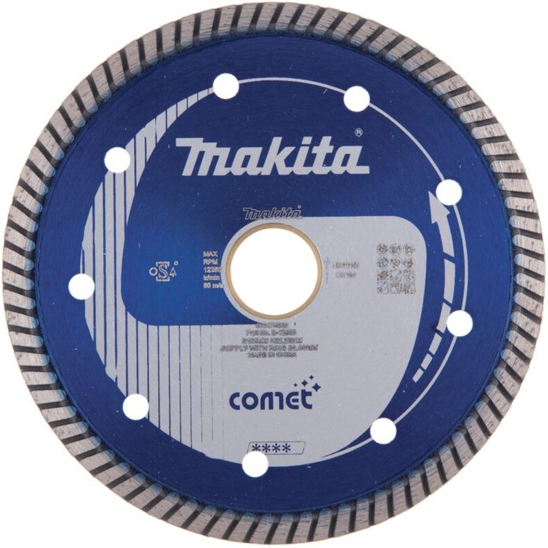 Diamantscheibe 125x22,23 comet, Turob Rim - Makita