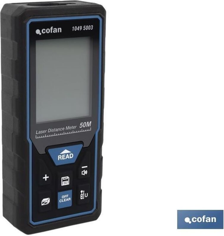 Laser-Entfernungsmesser 50 m + 10 Funktionen