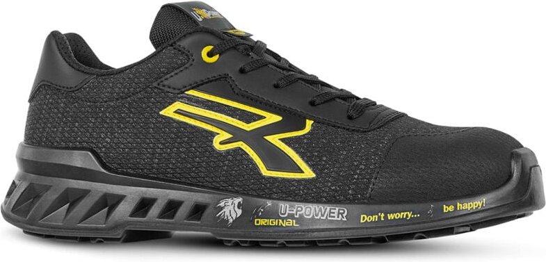 U-Power Frank S1P SRC ESD Sicherheitsschuhe - 46 EU - Negro /Amarillo