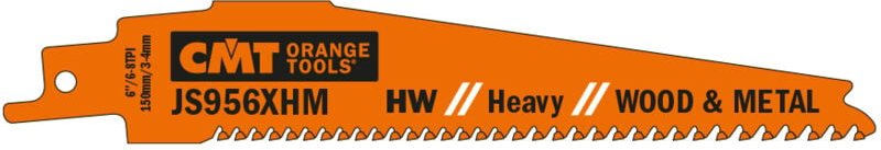 JS956XHM-3 3 SECHSKANT-SÄGEBLÄTTER FÜR HOLZ HM 150x24x1,2 6-8TPI HARTMETALLSPITZE