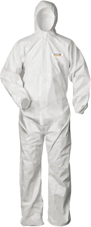 Hulsberg, Schutz - Overall Tector psa Kat. 3 Typ 5/6, Weiß, Gr.XXL