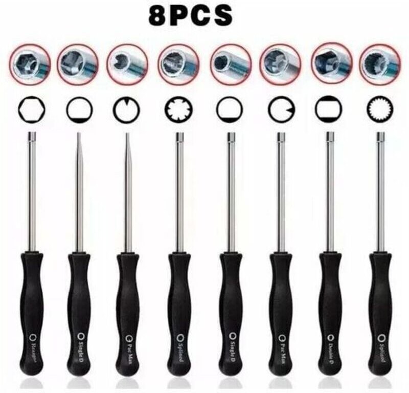 Vergaser-Einstellschlüsselsatz für Freischneider und Kettensägen A
