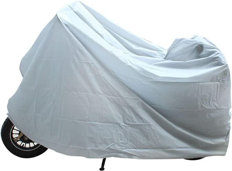 Motorradabdeckungen, Schutzhülle für Motorräder, 210 x 120 cm, Fahrradabdeckung für Fahrräder, wasserdichte Outdoor-Moto...