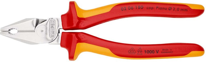 Vde Kraft-Kombizange 180 mm (02 06 180) - Knipex
