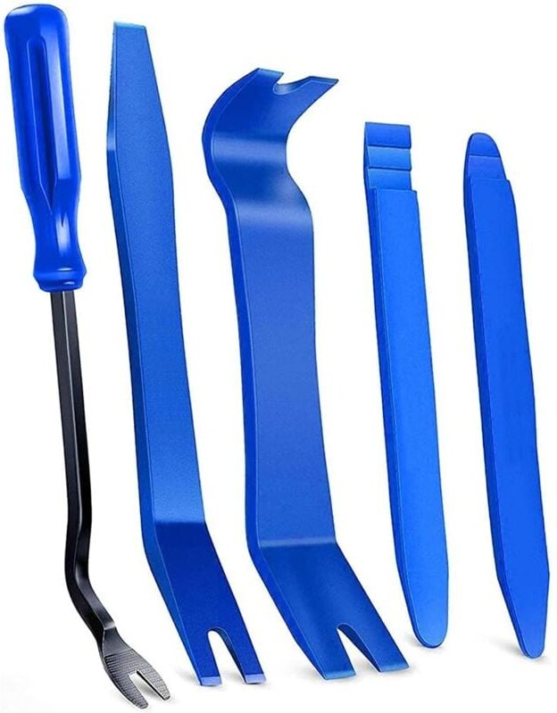 Dolaso - 5-teiliges Werkzeugset zum Entfernen von Verkleidungen zum einfachen, kratzfreien Entfernen von Autotürverkleid...