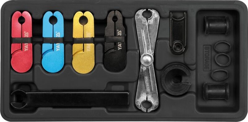 Trennwerkzeug-Set für Kraftstoff- und Klimaleitungen, 8-teilig, Aluminium