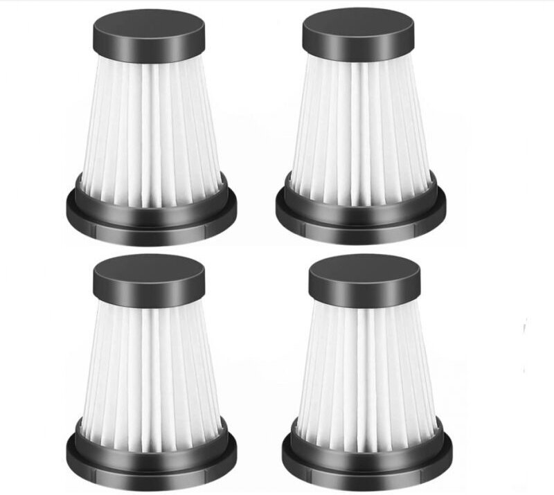 4er-Pack Ersatz-HEPA-Filter für Akku-Staubsauger, passend für Moosoo K12, K12 Pro, K13, Genius Invictus One 1.0, X7/2.0 ...